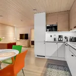 Ecological Wood House With A Garden
