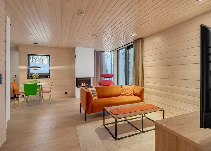 Ecological Wood House With A Garden